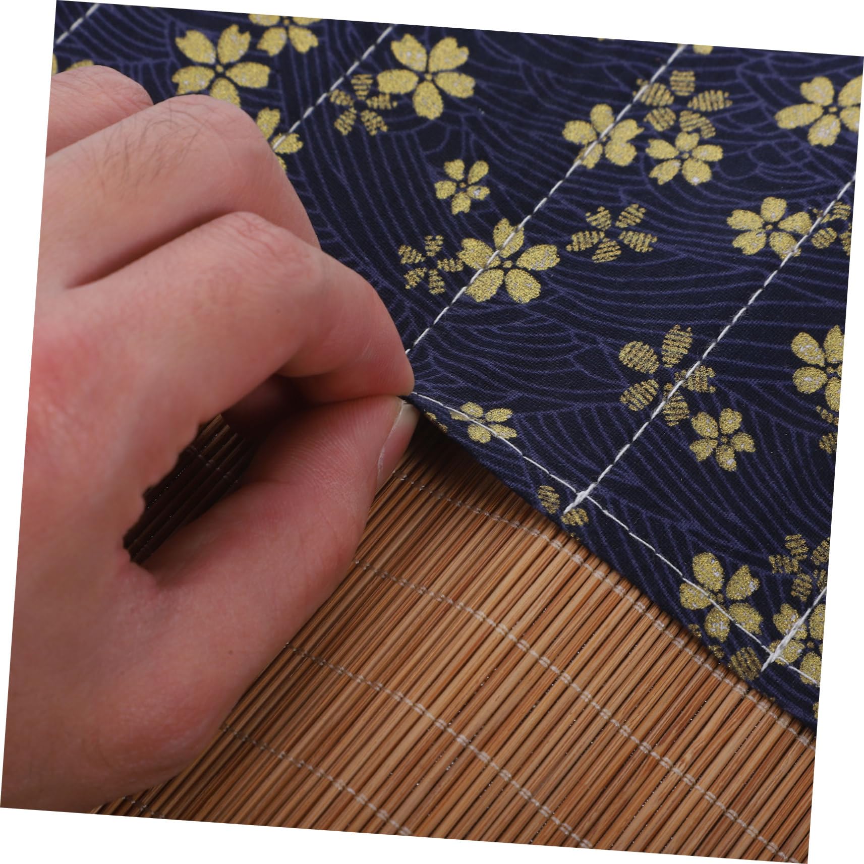 3piezas Bolsa Enrollable para Lápices y Pinceles De Caligrafía Estuche De Almacenamiento Portátil para Artistas Organizador De Materiales De Dibujo Diseño Floral