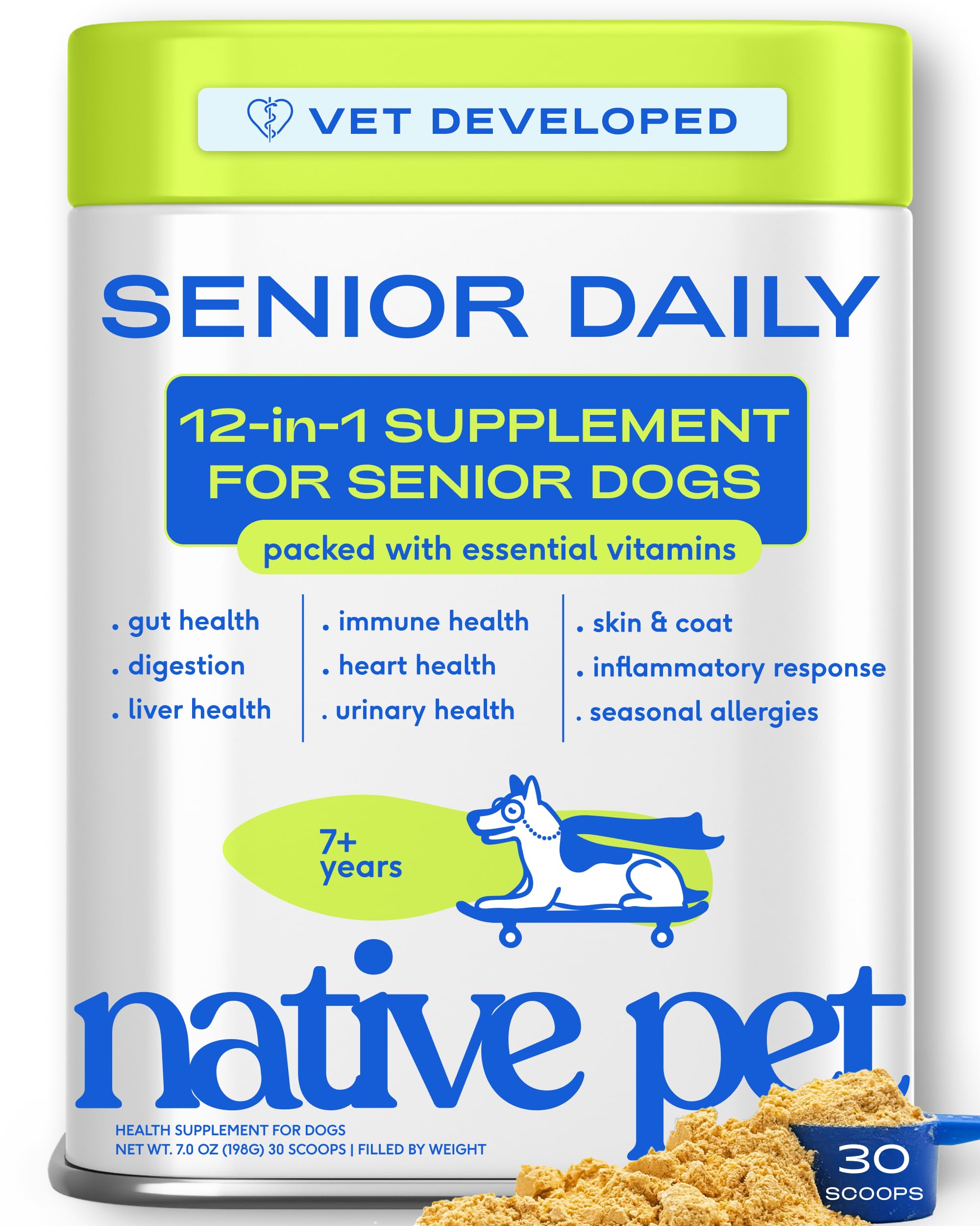 Native Pet Senior Daily Powder