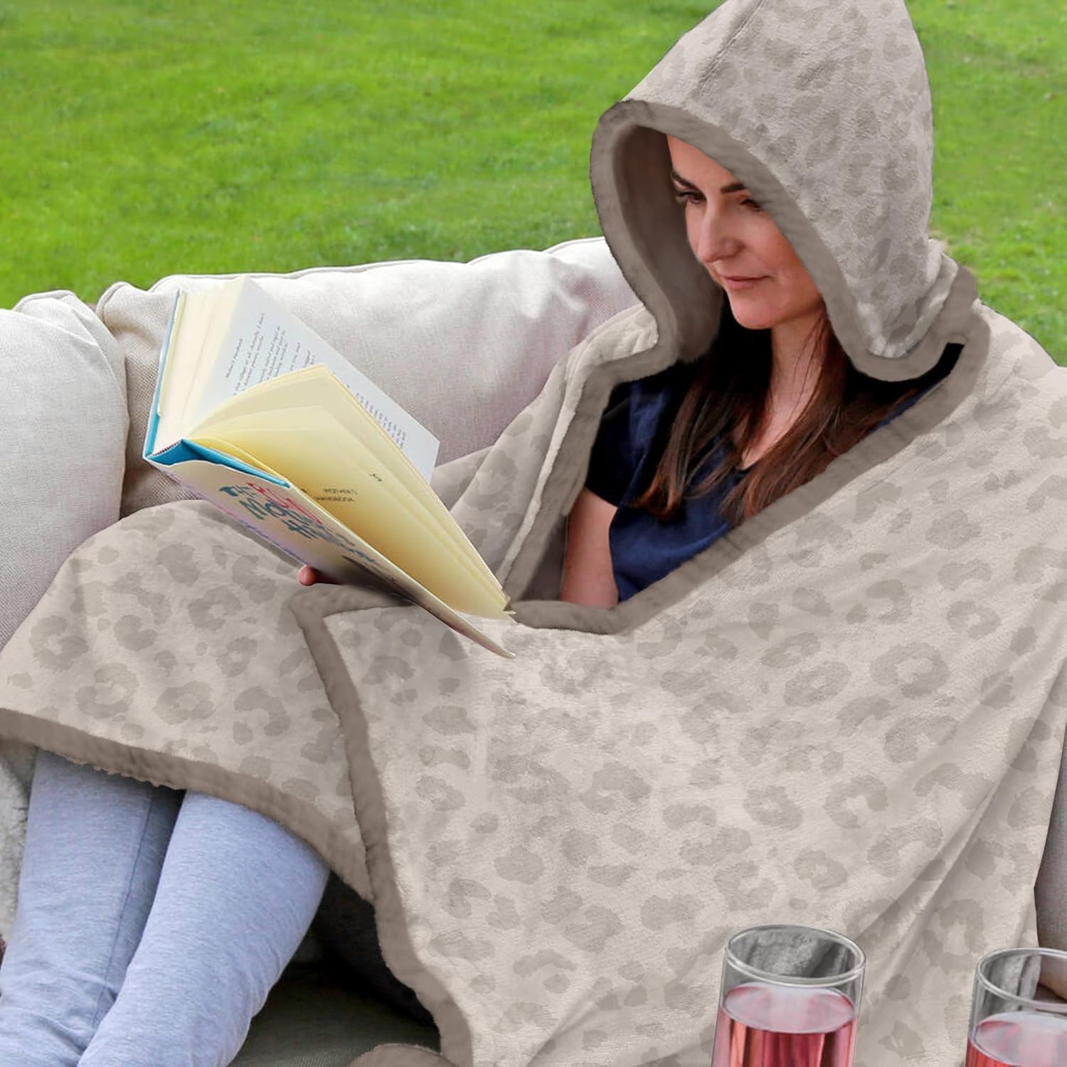 Vprintes Mama Bear Leopard Wearable Blanket - Birthday Gifts for Mom from Daughter Son - Mom Gifts for Christmas Mothers Day - Image 6