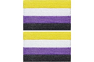 Nonbinary Pride Flag Patches