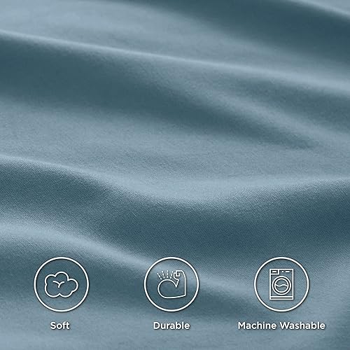 Miniatura 8 de Bedsure - Juego de sábanas tamaño matrimonial, 4 piezas, suaves, transpirables y refrescantes, ropa de cama de microfibra de poliéster de fácil