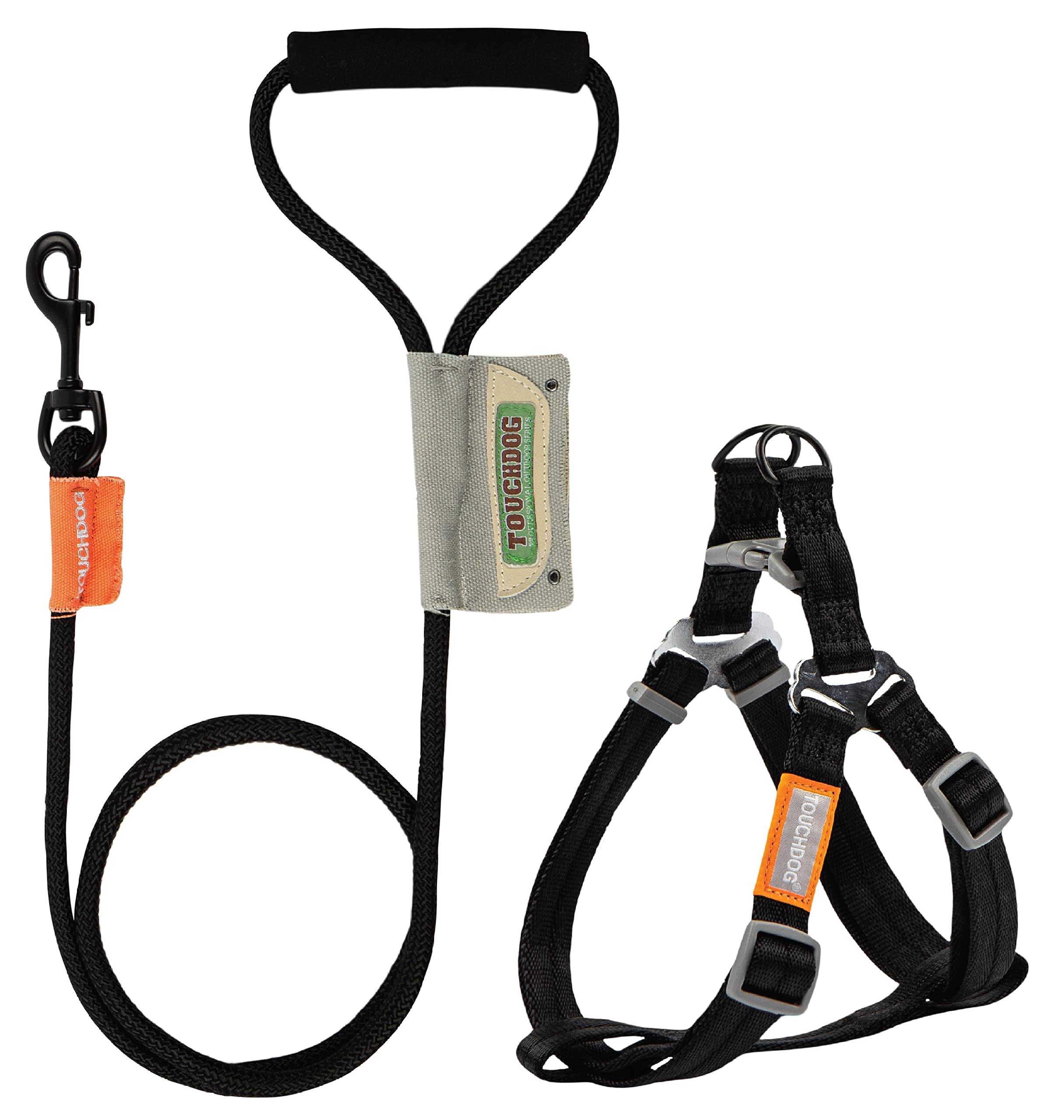 TouchdogMacaron' 2-in-1 Durable Nylon Dog Harness and Leash