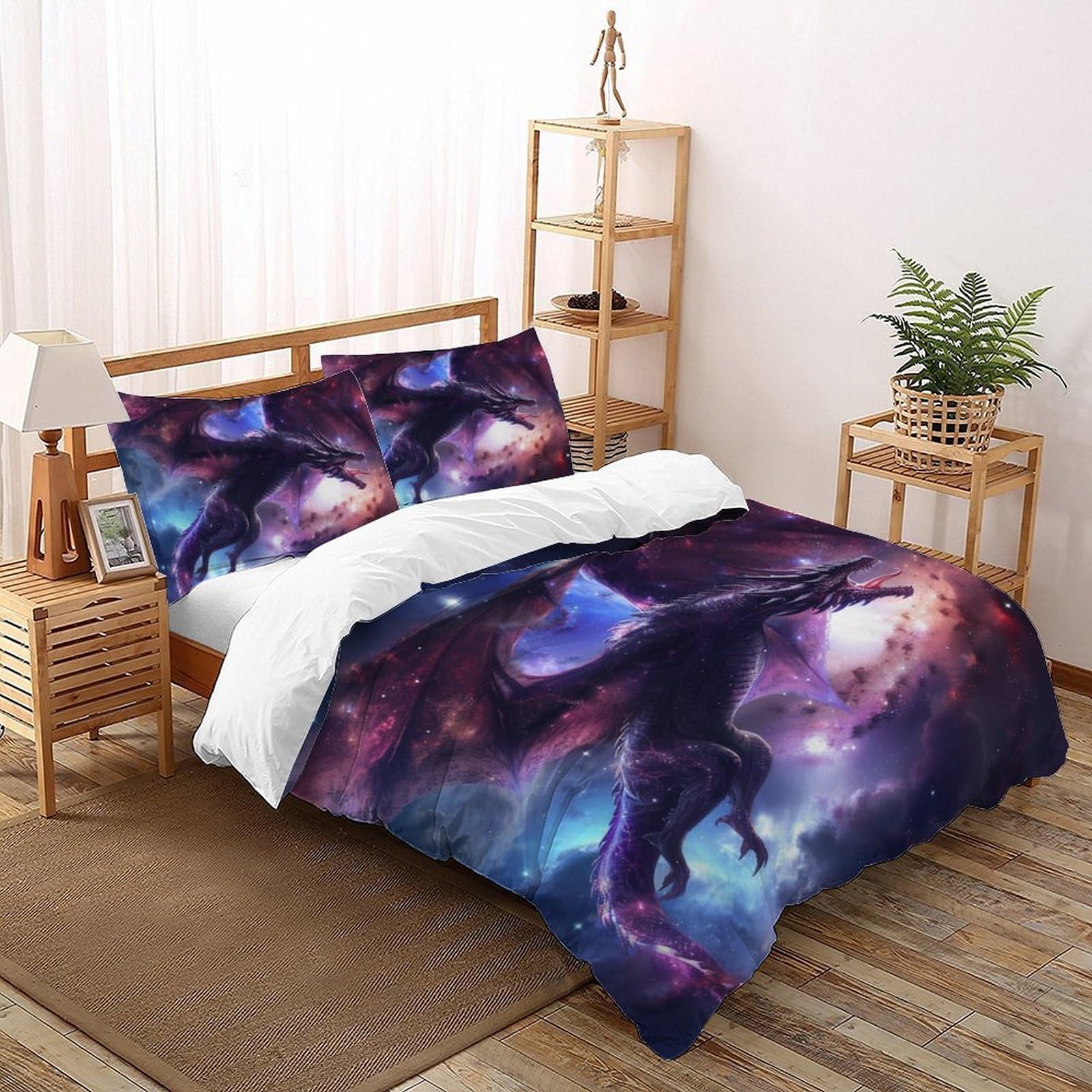 Housse de couette dragon 3D le cadeau d'anniversaire parfait pour enfant
