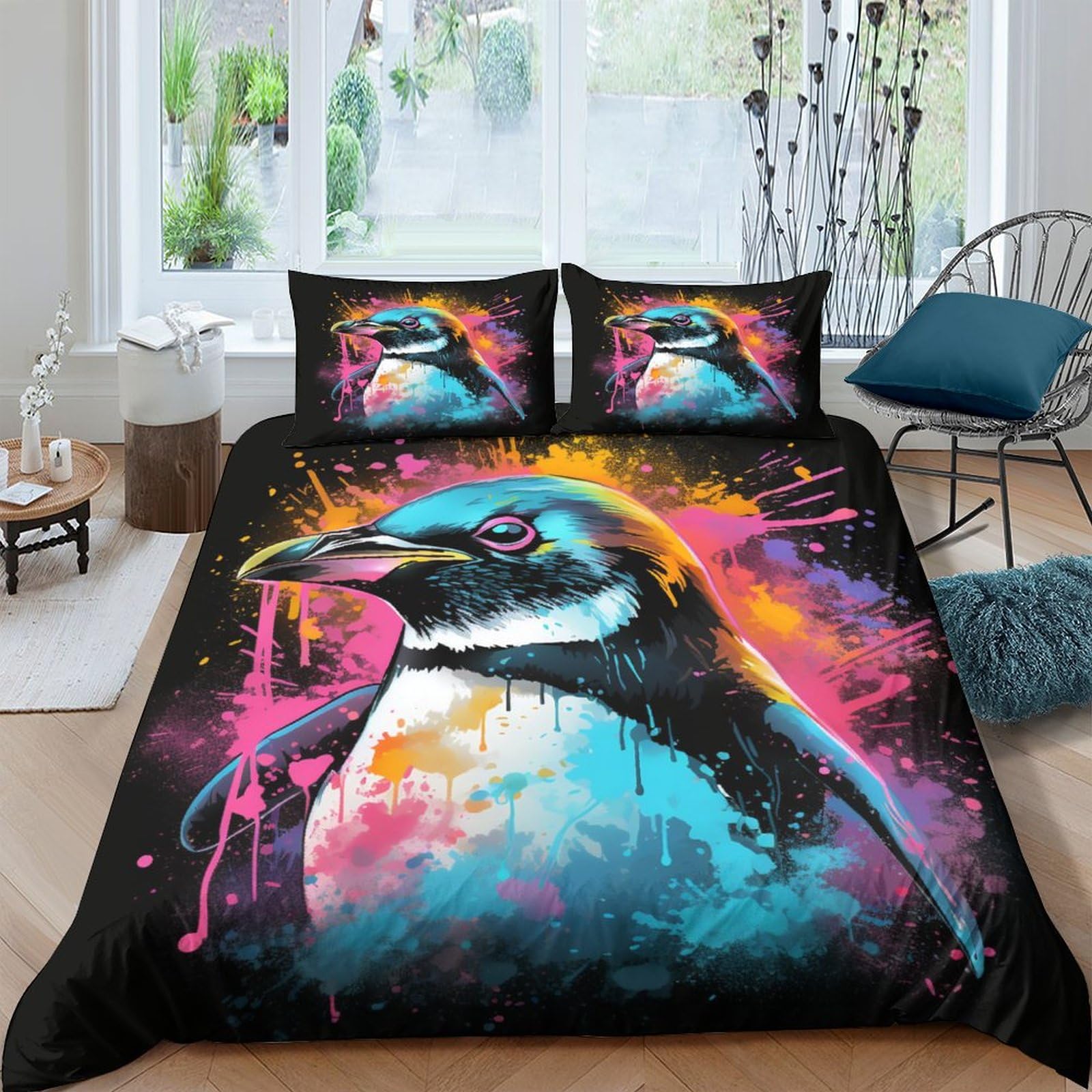 Housse de couette 3D microfibre souple et hypoallergénique pour enfant