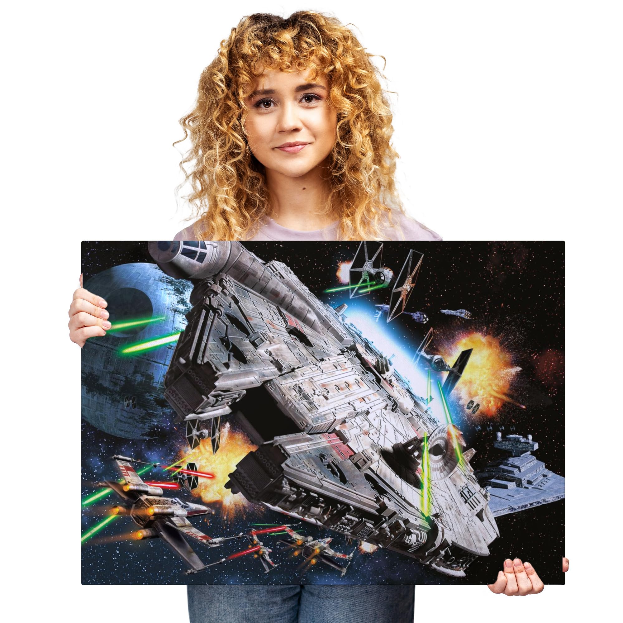 Amazon.com: Displate Metal Poster Star Wars - Battle Zone