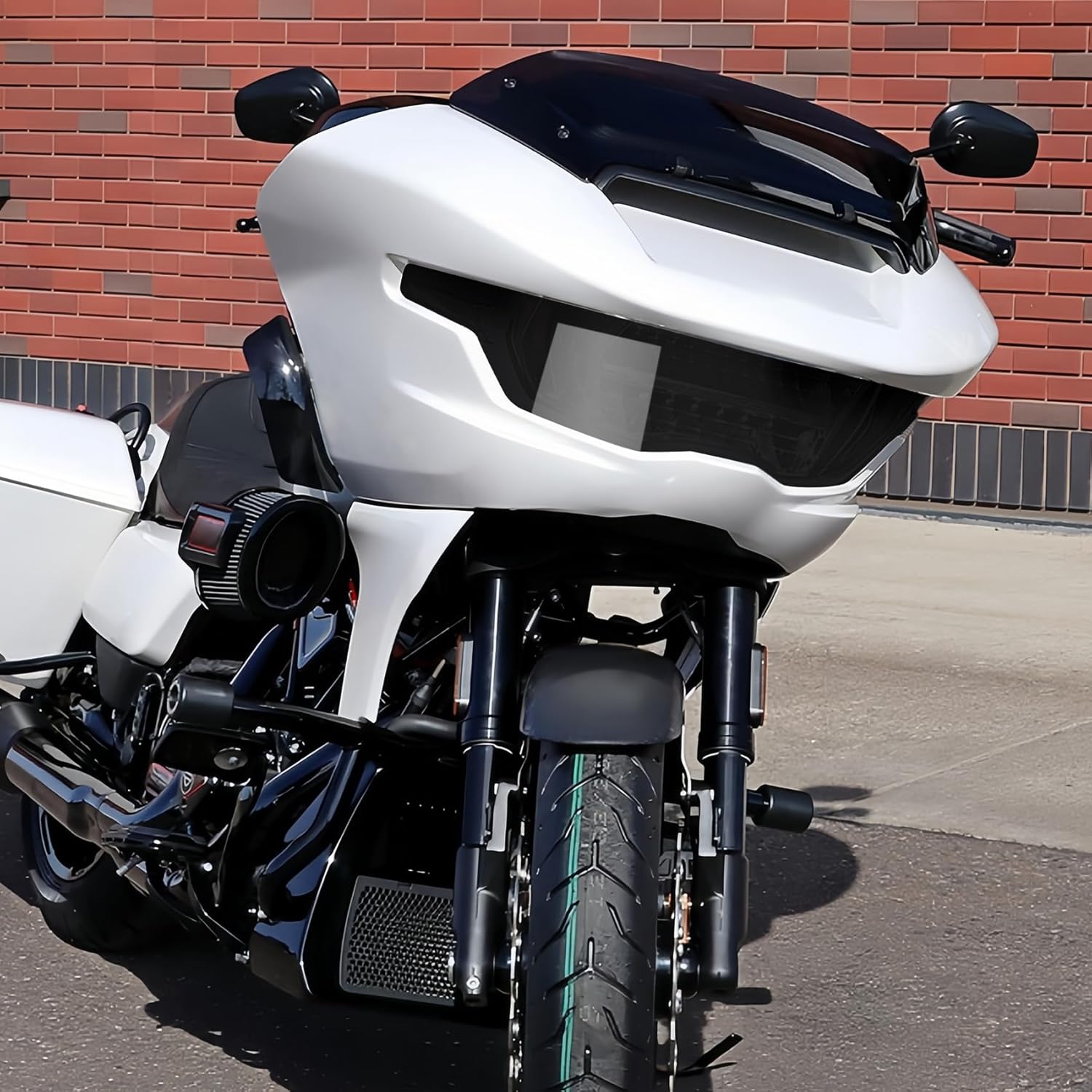 TCT-MOTORPARTS Headlight Guard Cover Fit For Harley CVO Road Glide 2023-2025 FLTRX 2024-2025