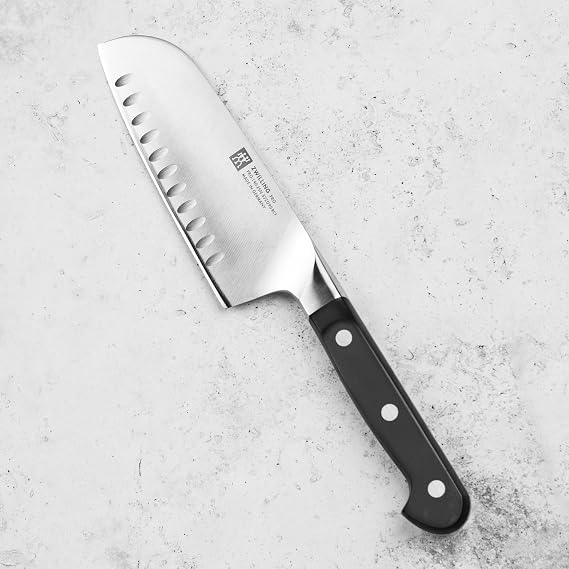 ZWILLING Pro 5.5 Hollow Edge Wide Santoku Knife