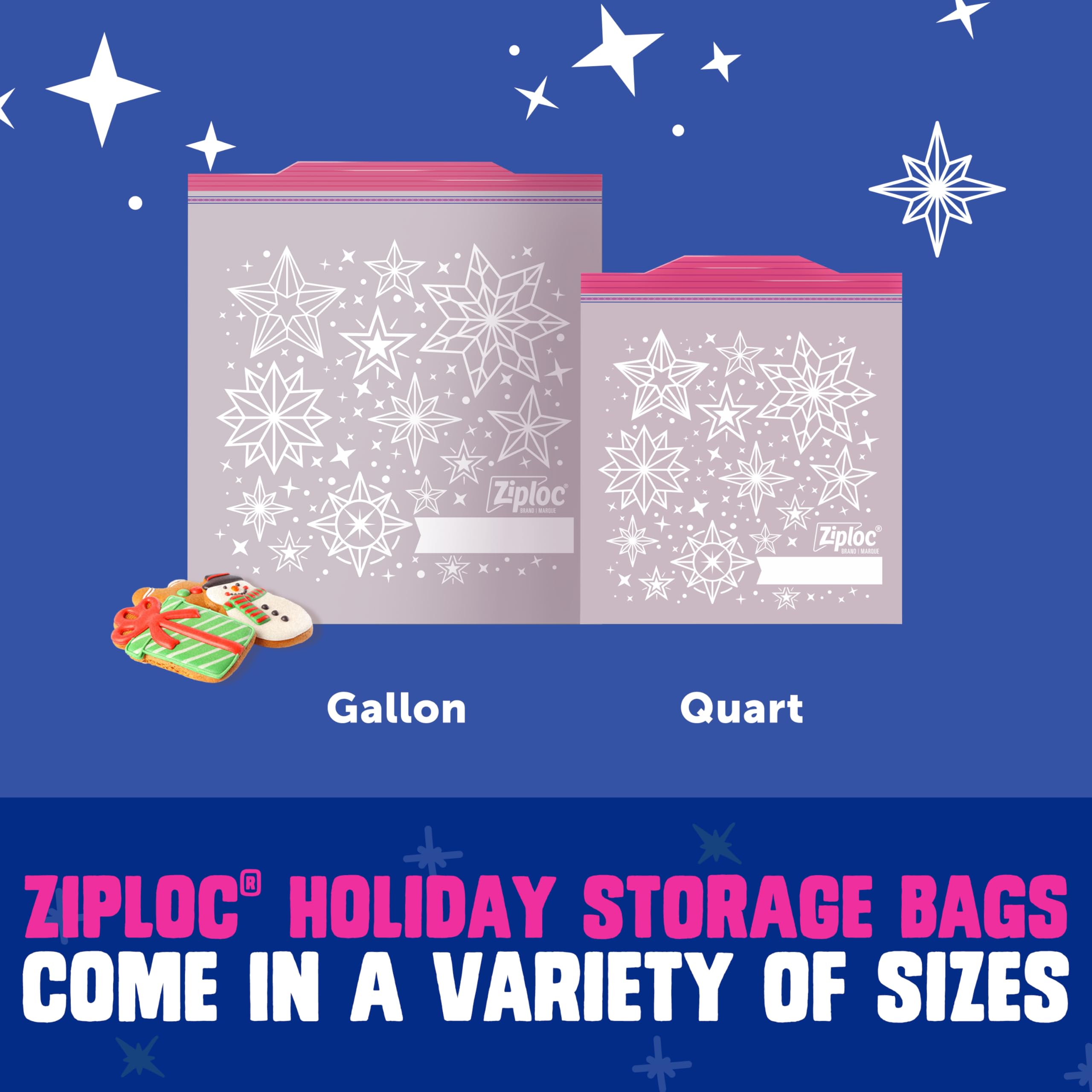 Amazon.com: Ziploc Quart Food Storage Bags, Grip 'n Seal