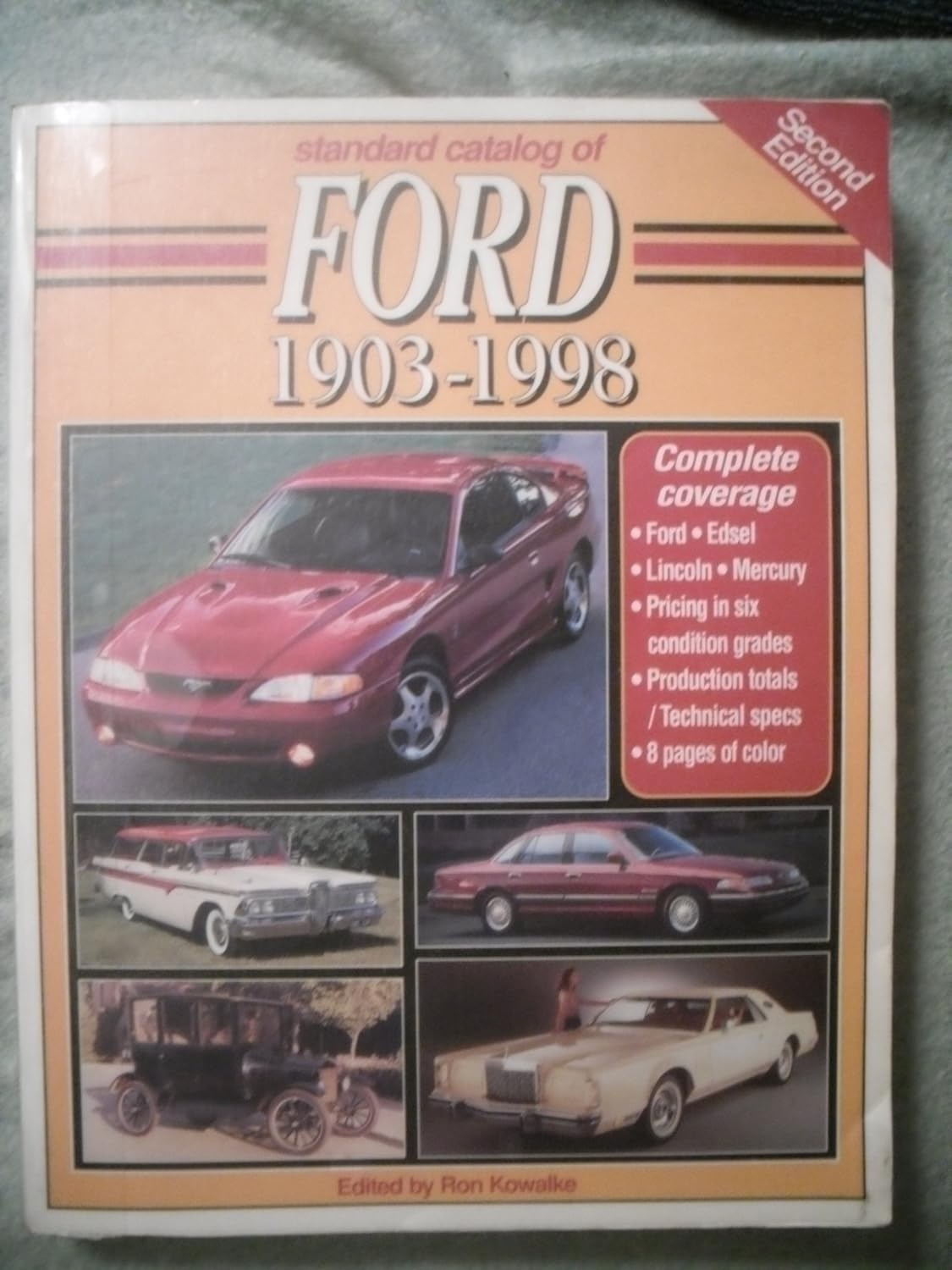 Amazon Standard Catalog of Ford 19031998 Kowalke, Ron Science