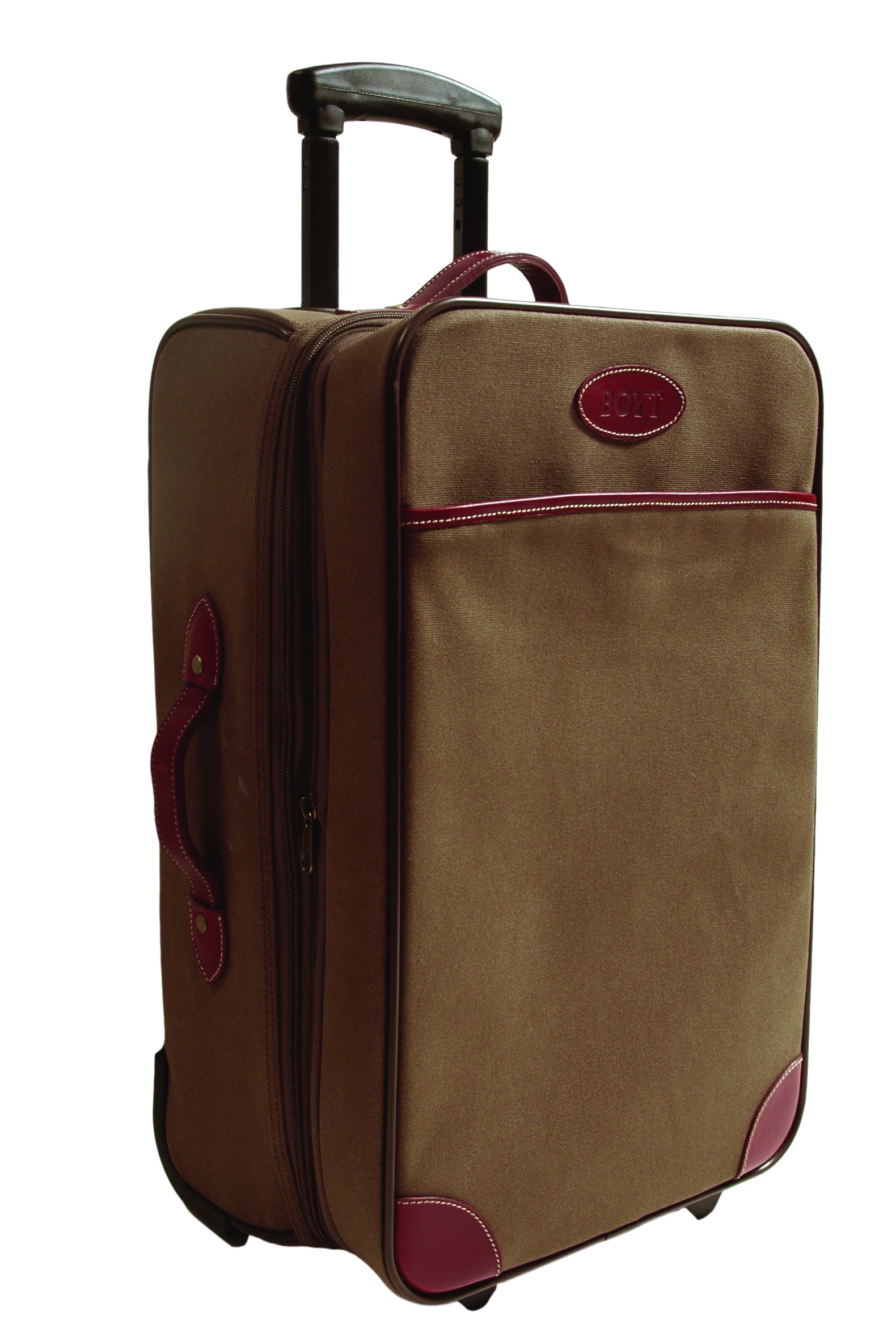Boyt Harness Estancia Series Carry-On Rolling Suitcase (Khaki)