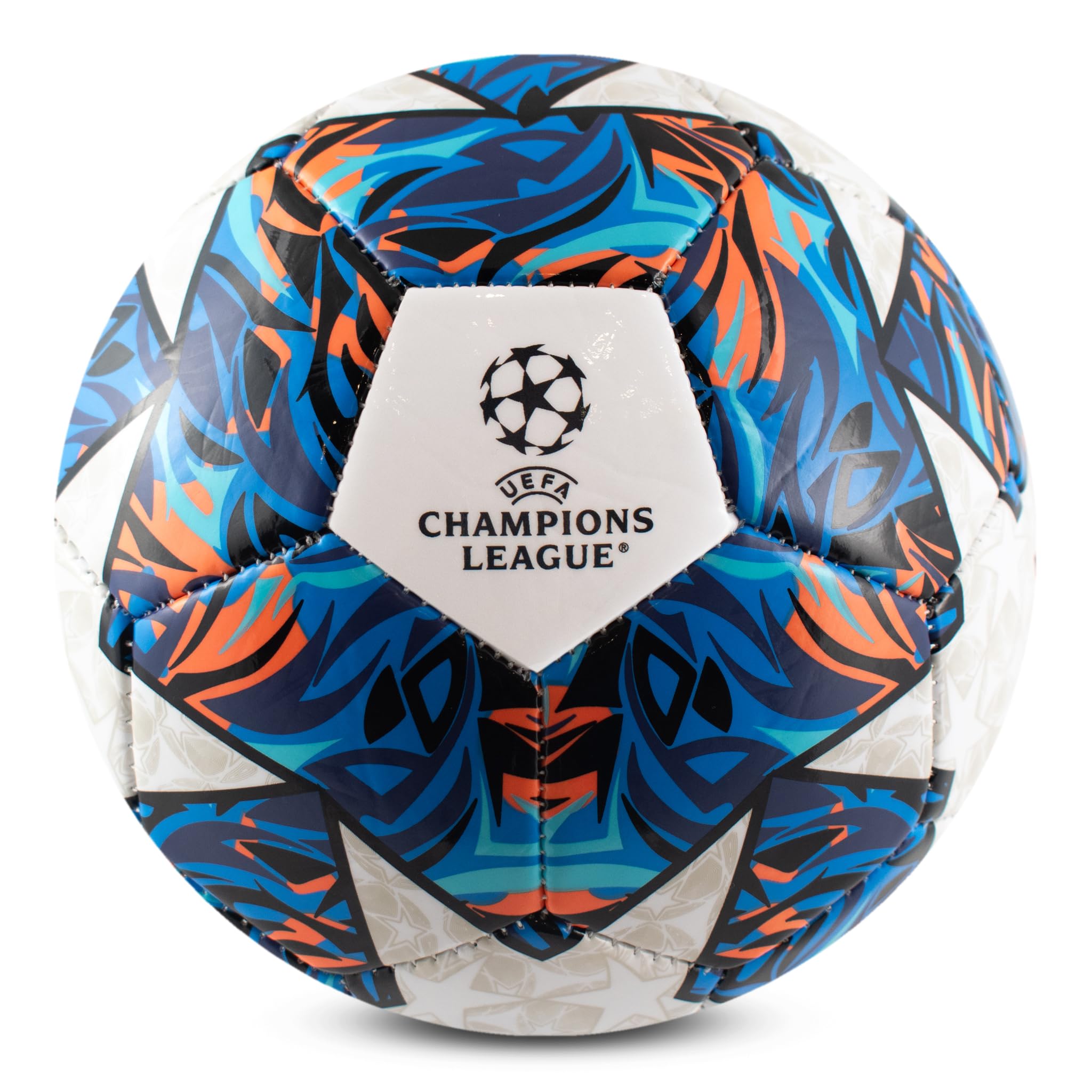 Hy-Pro UEFA Champions League Football, Size 5, Officially Licensed, Training, Match, Merchandise, Collectible For Kids and Adults, Great Football Gift Idea