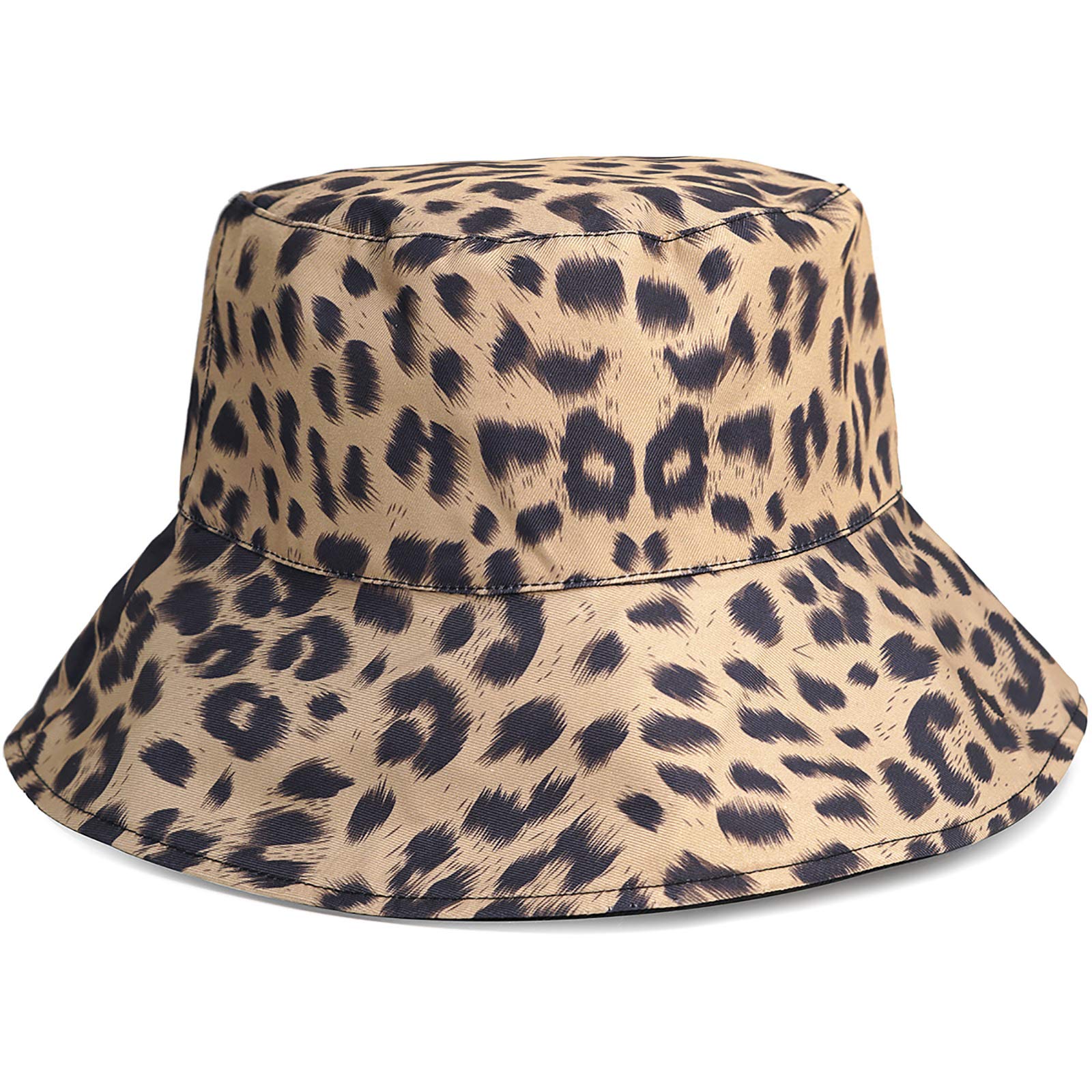 Women Fisherman Hat Double Sides Wide Brim Bucket Cap