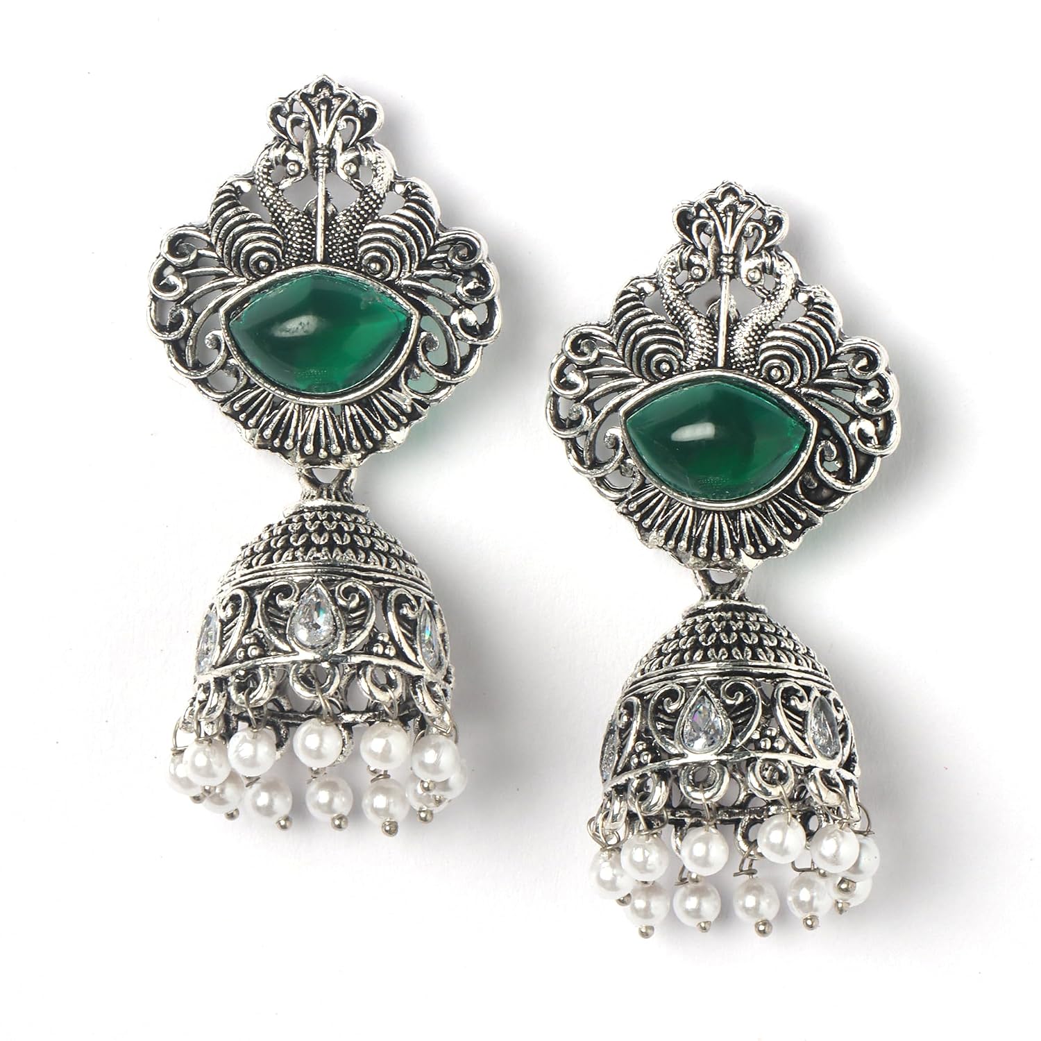 OrnaOra Antique Jhumka Earrings for Women | Traditional Oxidized Drop Earrings | Ethnic Statement Jewelry for Festive - Review, Price and Buying Guide