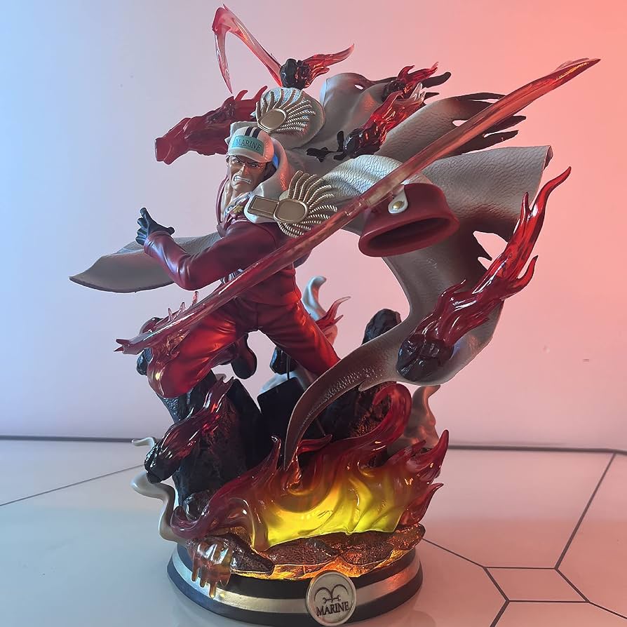 【新品】ワンピース　フィギュア　赤犬 Amazon.co.jp: サカズキ さかずき 発光可能なフィギュア SAKAZUKI 赤犬