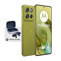 Motorola moto g86 + moto buds 8, 256GB, Fotocamera 50MP + sensore antisfarfallio, Display 6.67″ pOLED 120Hz, batteria 5200mAh, MediaTek Dimensity 7300, Android 15 Golden Cypress, With Buds Blu