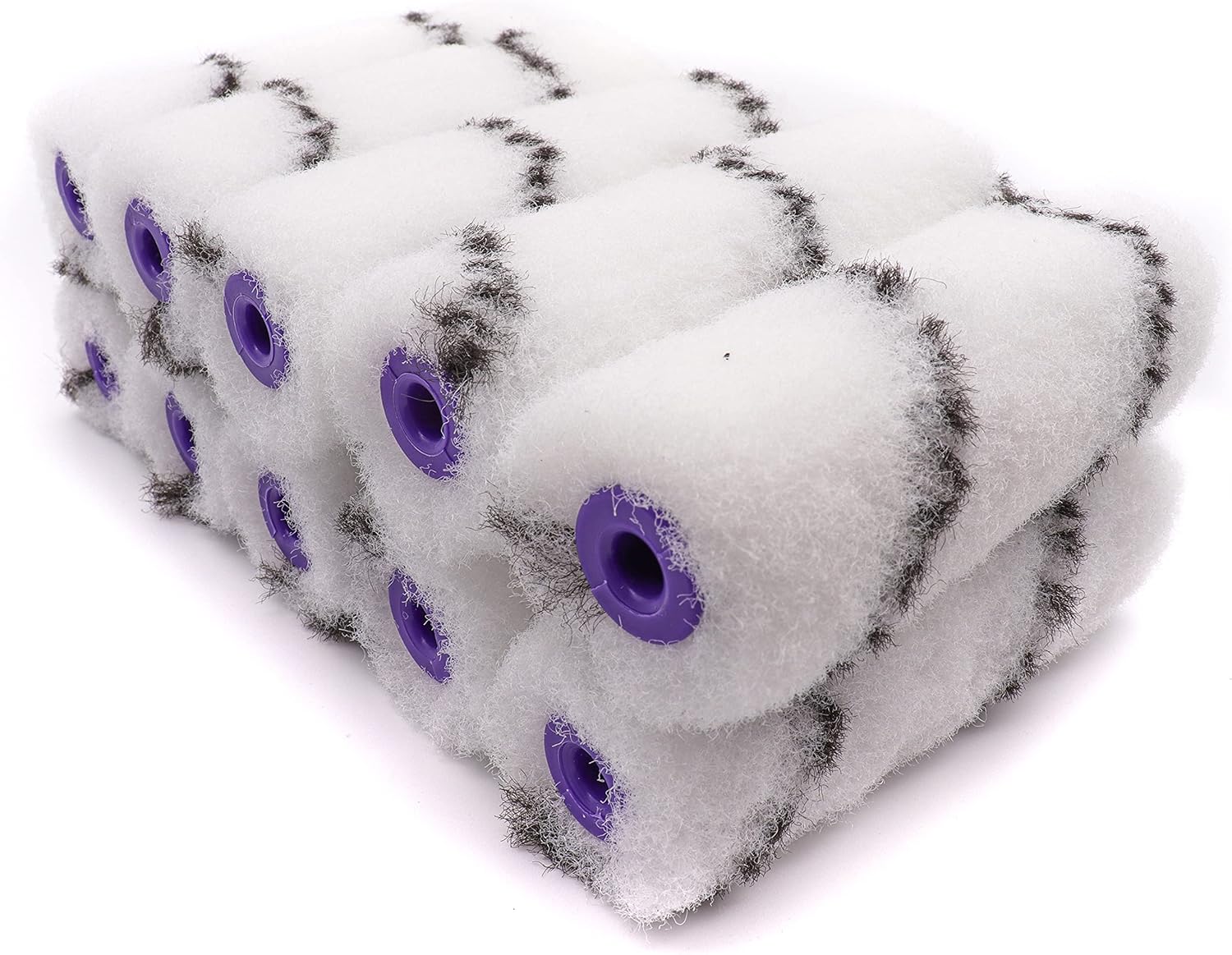 COTTAM Nylon Paint Roller Sleeves (Medium Pile) x10 Mini/Small 4 Inch Solvent Resistant