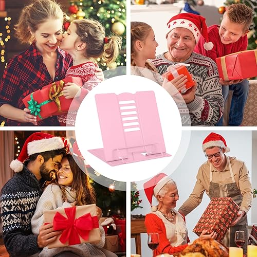 Miniatura 2 de MSDADA - Soporte para libros de escritorio, soporte de libros de lectura, soporte ajustable para libros de cocina, portátil, resistente, para