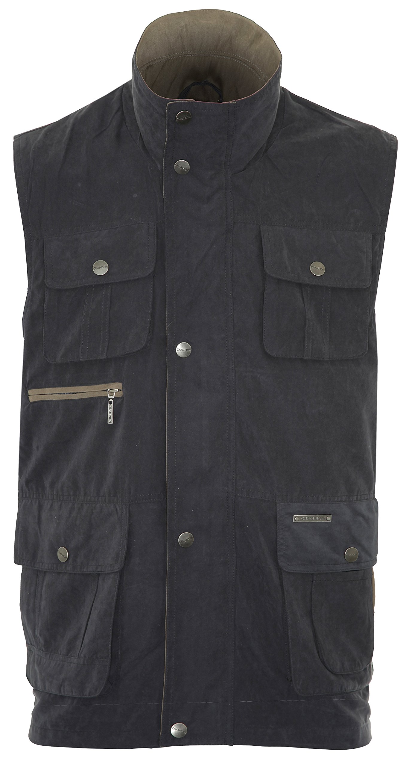 Kentex Online Men's Navy Champion Farnham Country Clothing Lightweight Bodywarmer Gilet With Multi Pockets (L, )