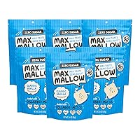 Vista 18 de Max Malva malvaviscos sin azúcar, aptos para dieta cetogénica, perfectos para S'mores, chocolate caliente y hornear con aperitivos sin azúcar