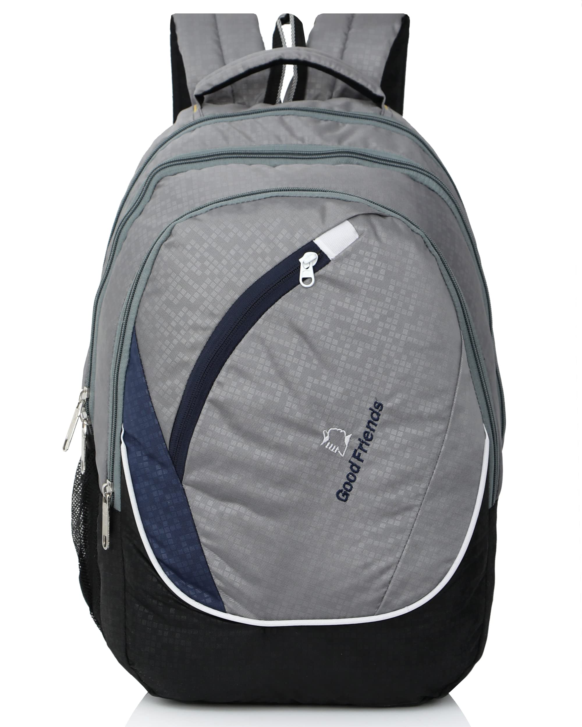 Good Friends 40 Ltrs Casual Laptop Bag/School Bag/College Bag/Travel Backpack for Boys and Girls (Grey) (B0BW7HKFNR) Amazon Price History, Amazon Price Tracker