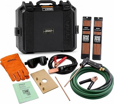 Industrial A-20 Exothermic Portable Cutting Torch Kit - Only Needs Oxygen, Safety Gear Included