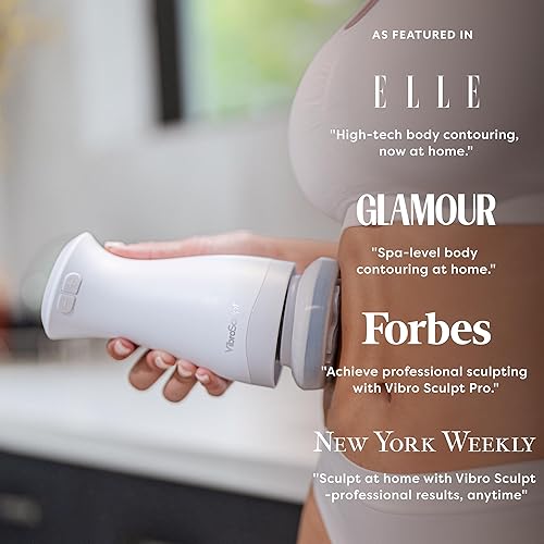 Miniatura 9 de Vibro Sculpt Dispositivo PRO para esculpir y tonificar el cuerpo, sistema de almohadillas múltiples para una piel más suave y firme, inalámbrico,