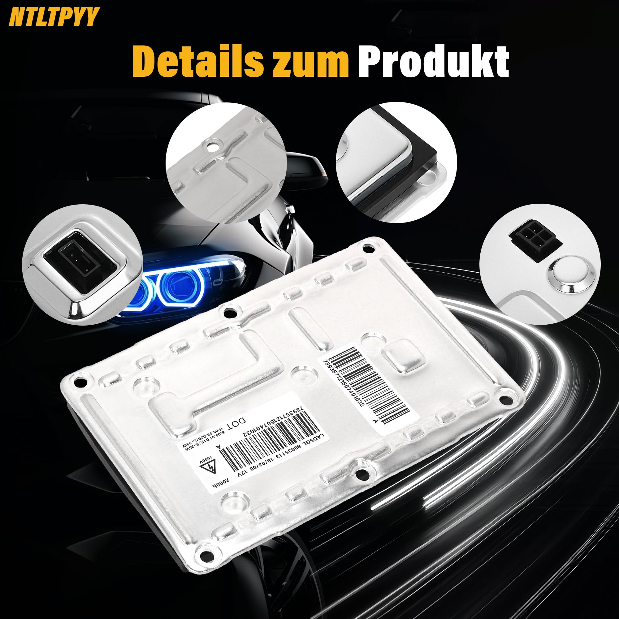 Xenon Scheinwerfer Vorschaltgerät Steuergerät für Audi B6 A4 S4 BMW E81 E87 Cadillac Cts SRX, HID Vorschaltgerät für C4 Seat Opel Passat B6 3D0907391B 8E0907391A