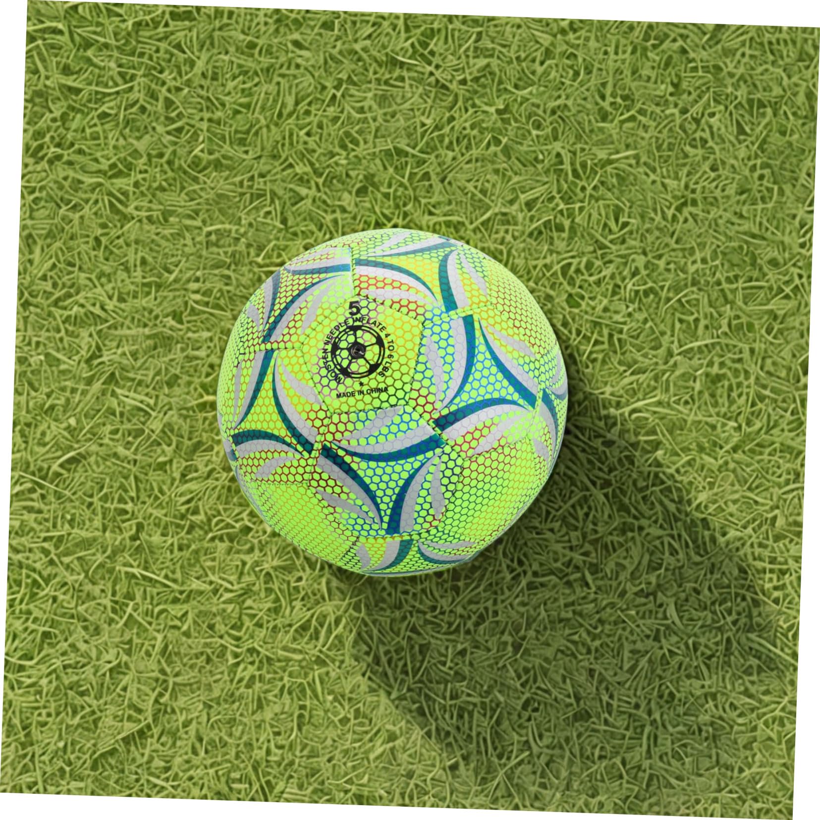 POPETPOP Balón De Fútbol Luminoso Adultos De Estándar Material Función De Brillo La Oscuridad para Entrenamiento y Diversión Nocturna