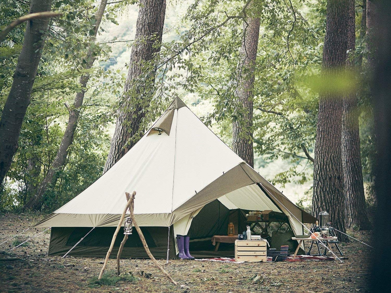 Amazon | ogawa(オガワ) テント ワンポール(+1フレーム) グロッケ12 T  