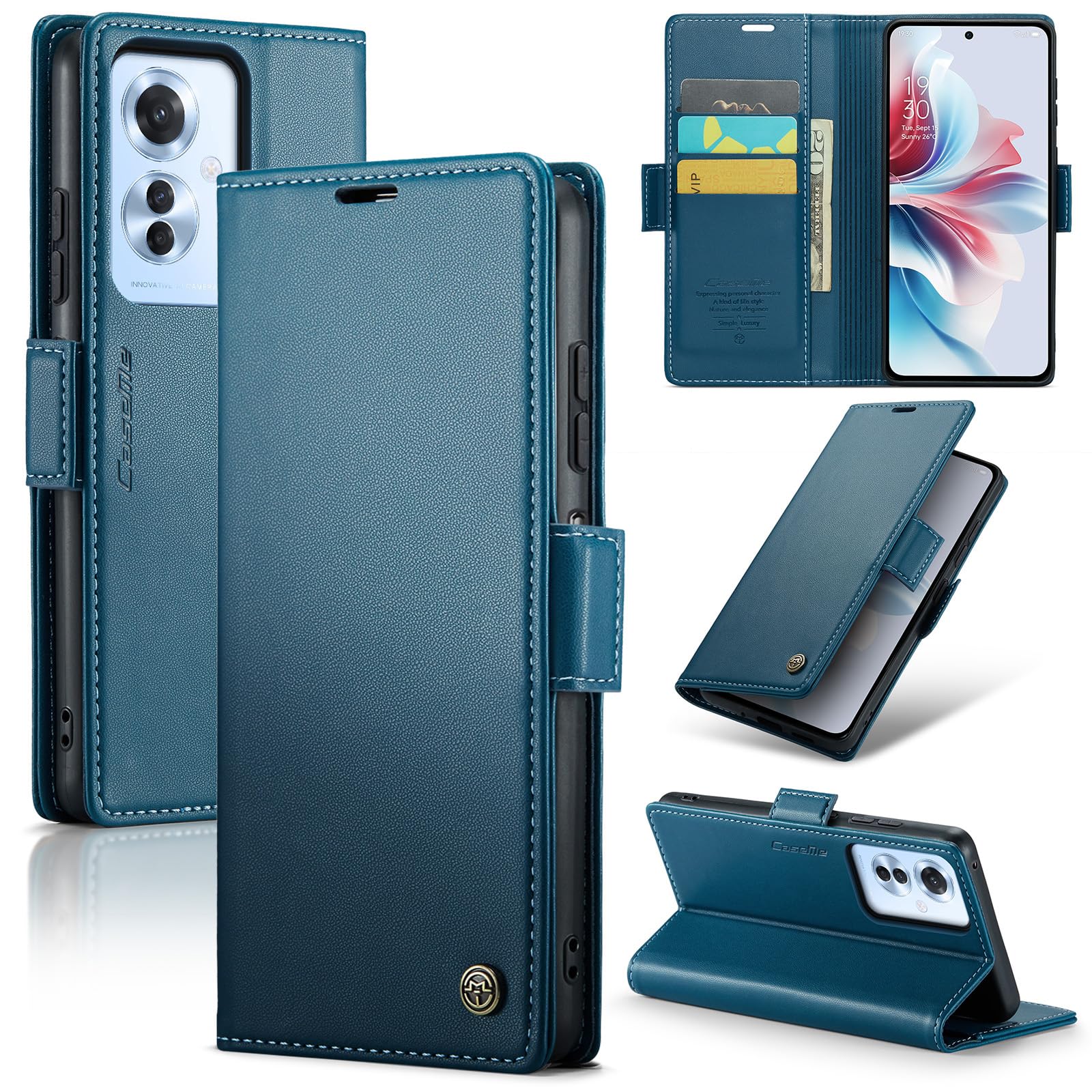 OPPO Reno11 A ダークブルー 本体とケース4つ