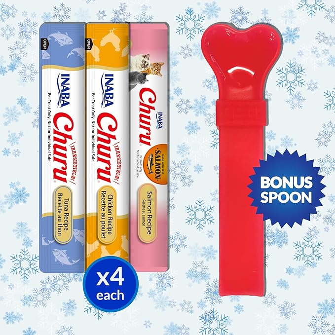 INABA Churu Snacks Cremosos para Gato Sabor Variado 12 Unidades miniatura 6