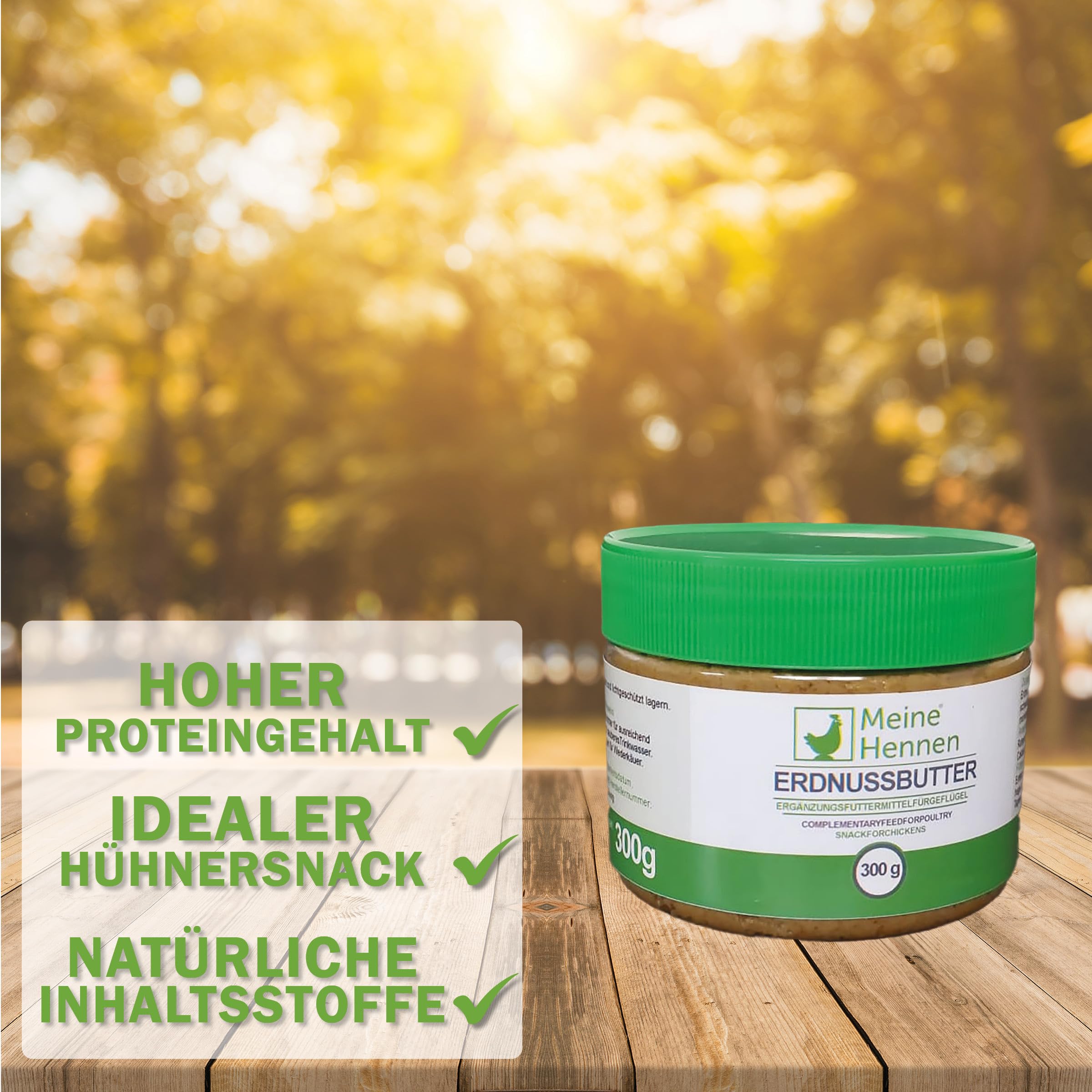 Pindakaas -naturel- 300gr. - De Vrolijke Noot