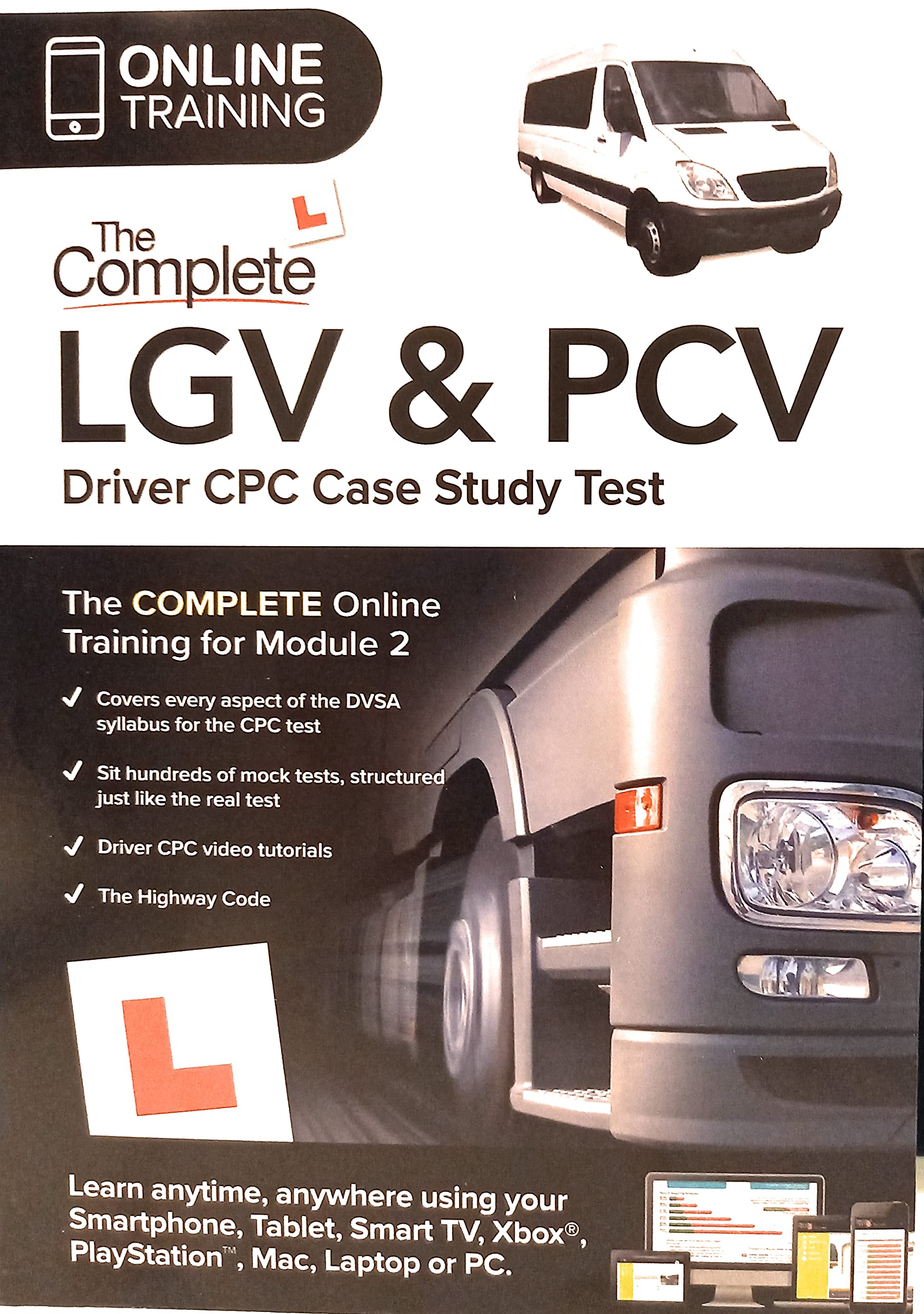 The Complete LGV & PCV CPC Case Study Test Online Training|1|1+|6 months|Browser Access|Download