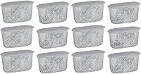 Vista 1 de NRP Paquete de 12 cartuchos de carbón activado con café de repuesto para cafetera DCC-RWF Cuisinart y modelos parciales compatibles con Kenmore