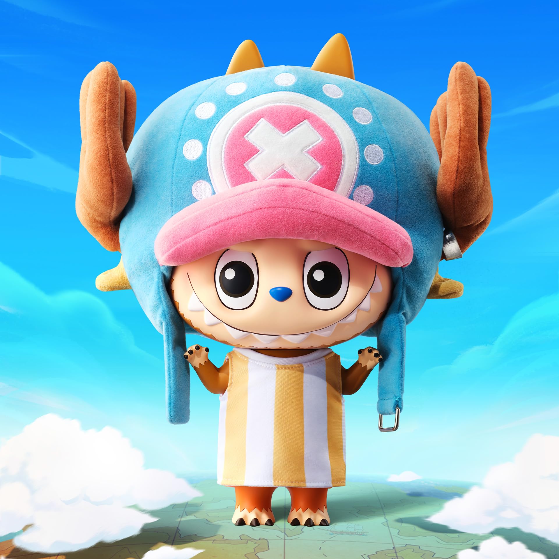 POP MART THE MONSTERS ラブブ チョッパー 400% POP MART MEGA LABUBU 400% Tony Tony Chopper 13.8in/35cm Figurine