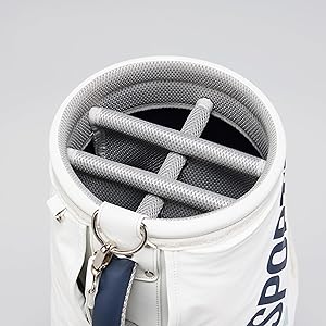 Amazon.co.jp: [ルコックスポルティフ] キャディバッグ 9型 6分割 47