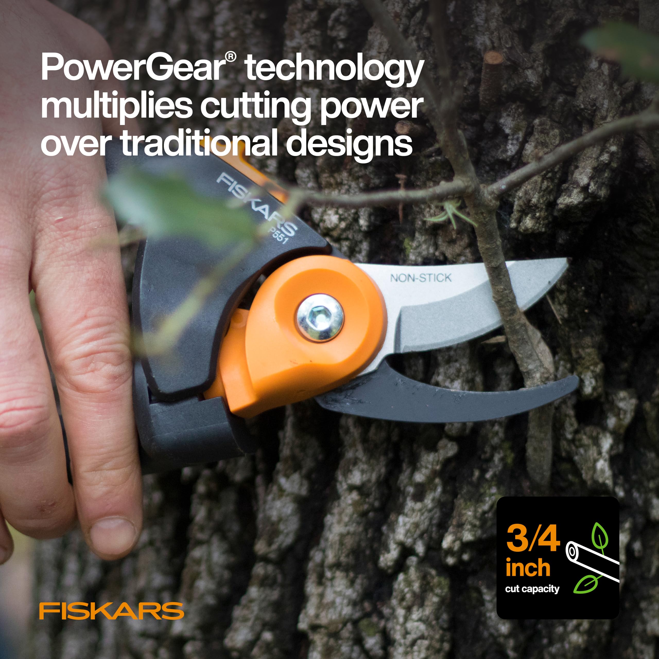 Amazon | Fiskars PowerGear2 剪定機 | 園芸用はさみ
