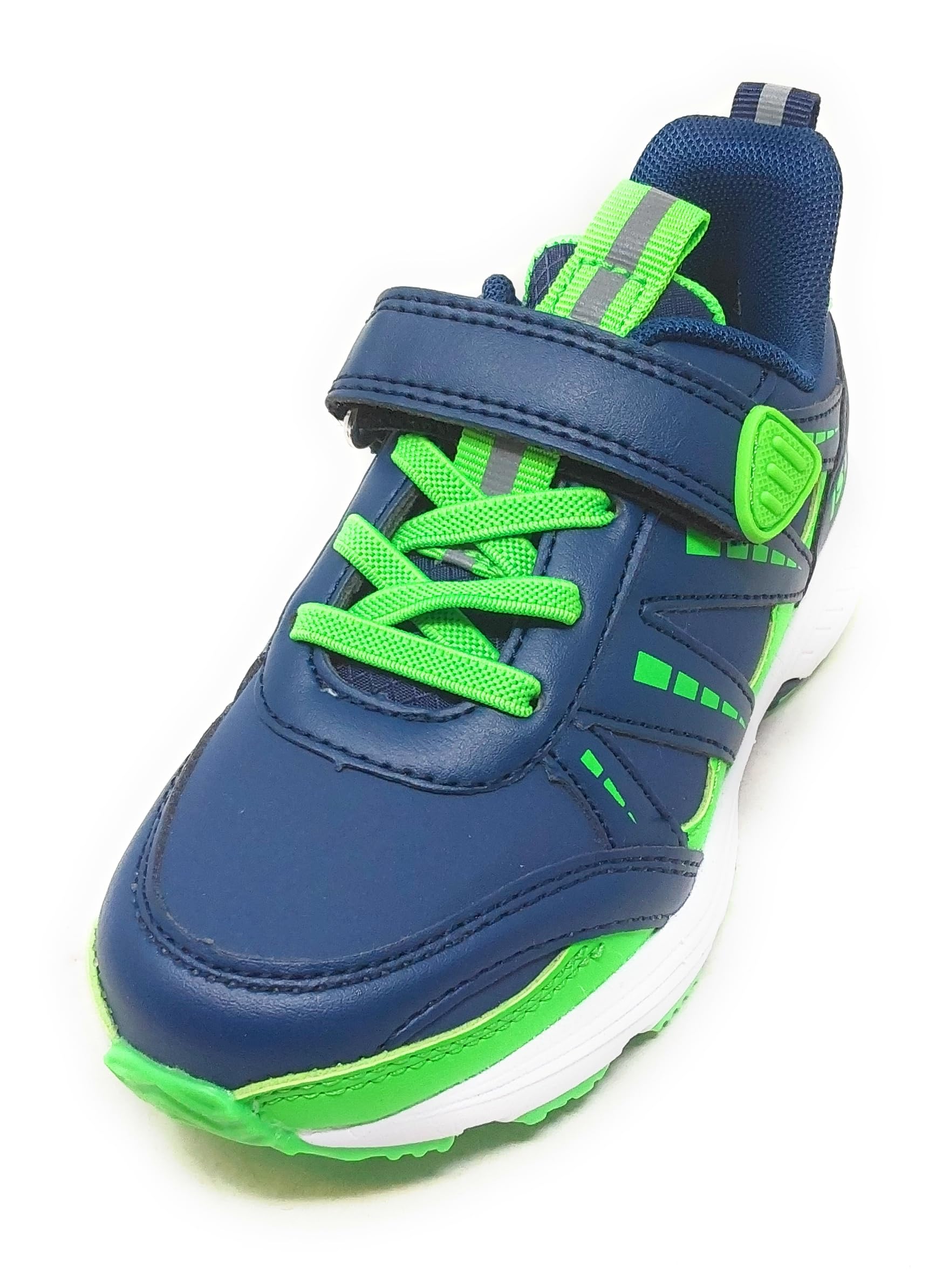 Scarpe Bambino IMAA3819 Blu Verde a Strappo antipronazione e antitorsione Soletta Estraibile