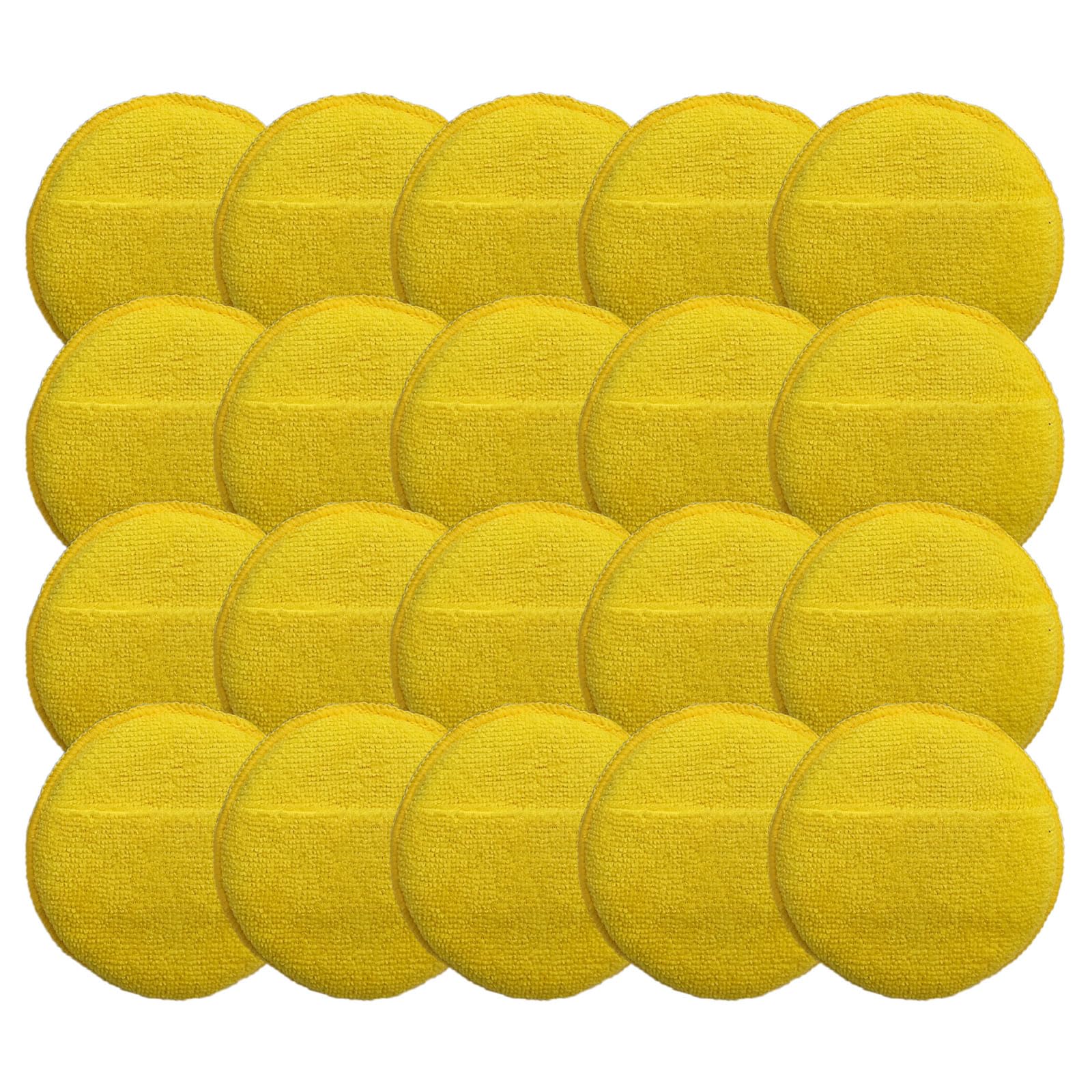 1 Set Thick and Comfortable 2.5Cm Car Waxes Sponge Applicator Pad for Effortless Waxes Application on Various Surfaces Automotive Waxing Pad