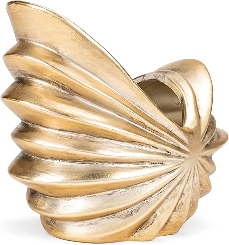 Miniatura 2 de Maceta de concha marina de peltre