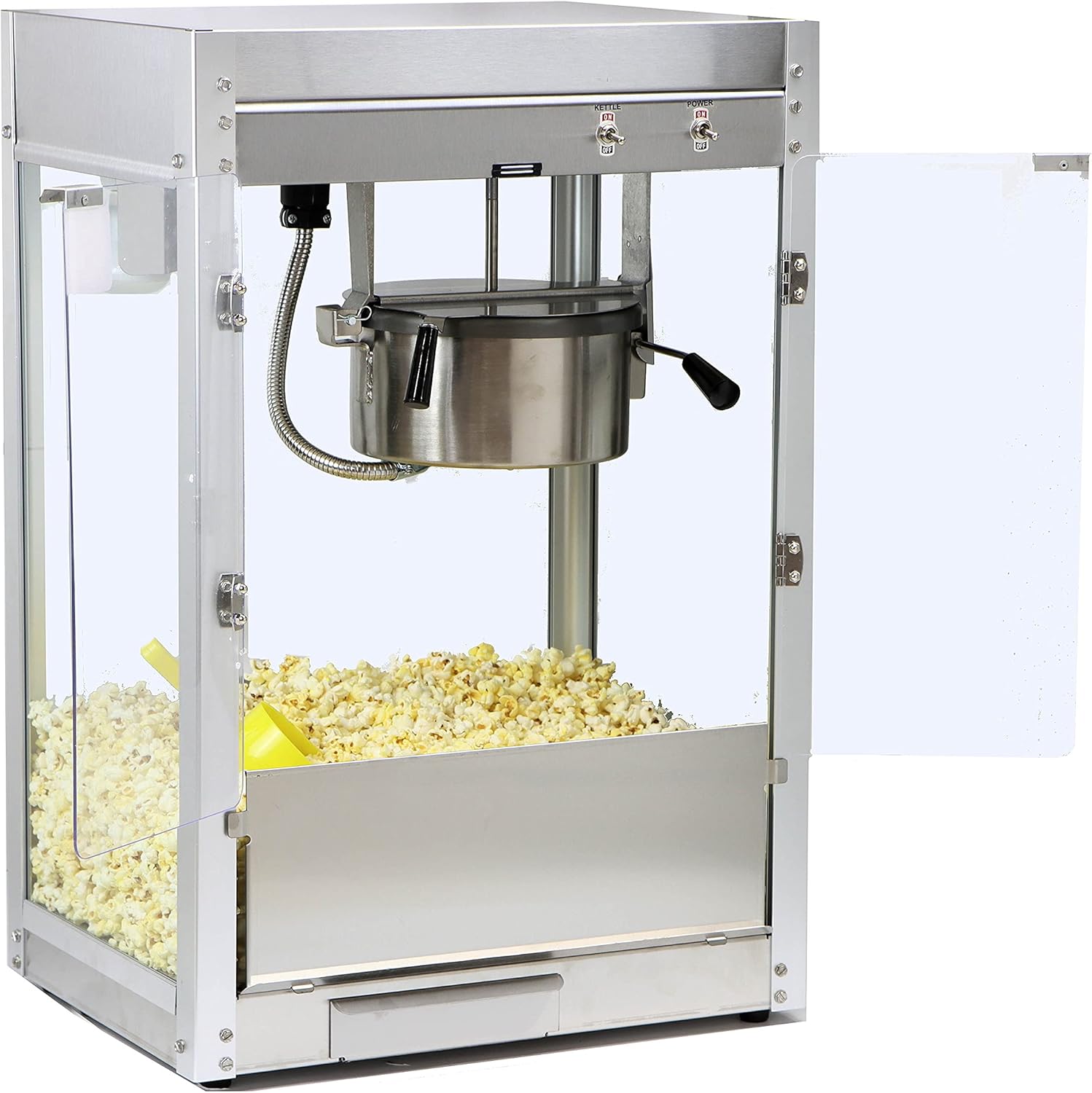 Paragon - Manufactured Fun Professional Series 8 Ounce Popcorn Machine for Professional Concessionaires Requiring Commercial Quality High Output Popcorn Equipment, Stainless Steel