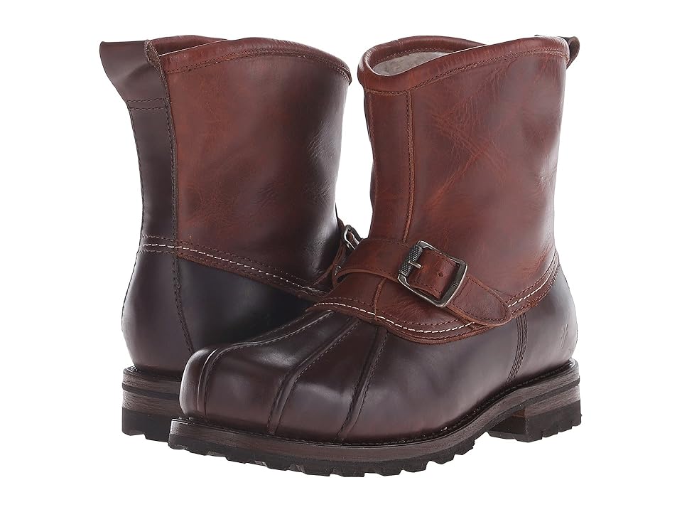 

Frye Warren Duck Engineer (Espresso Multi WP Smooth Pull Up/Shearling Lined) Men's Pull-on Boots