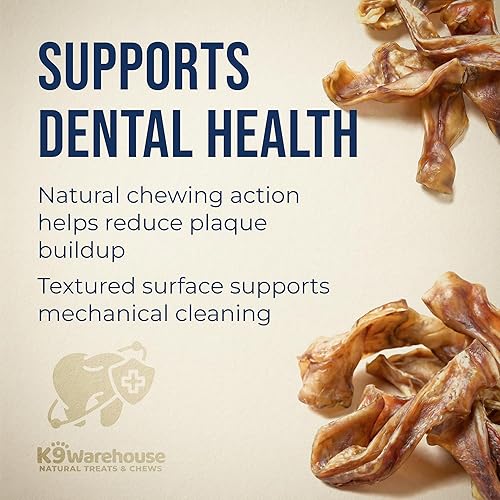 Miniatura 8 de K9warehouse Orejas de cerdo para perros, a granel natural, tiras de orejas 100% de cerdo para perros, alternativa a los masticables de cuero crudo
