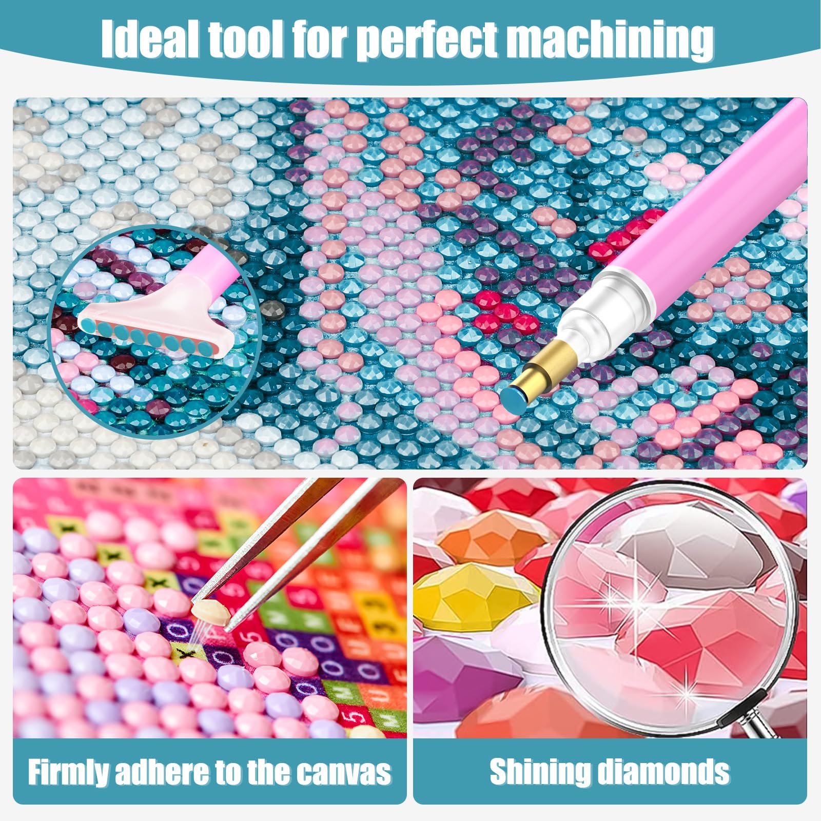 TOSTOG Diamond Painting Kit Adulte,Diamant Painting Images Ronde Diamond Peinture Diamant Adulte,Couple De Personnes Âgées 5D DIY Cristal Débutant Art Set Pour Décoration Murale Maison 30x40cm