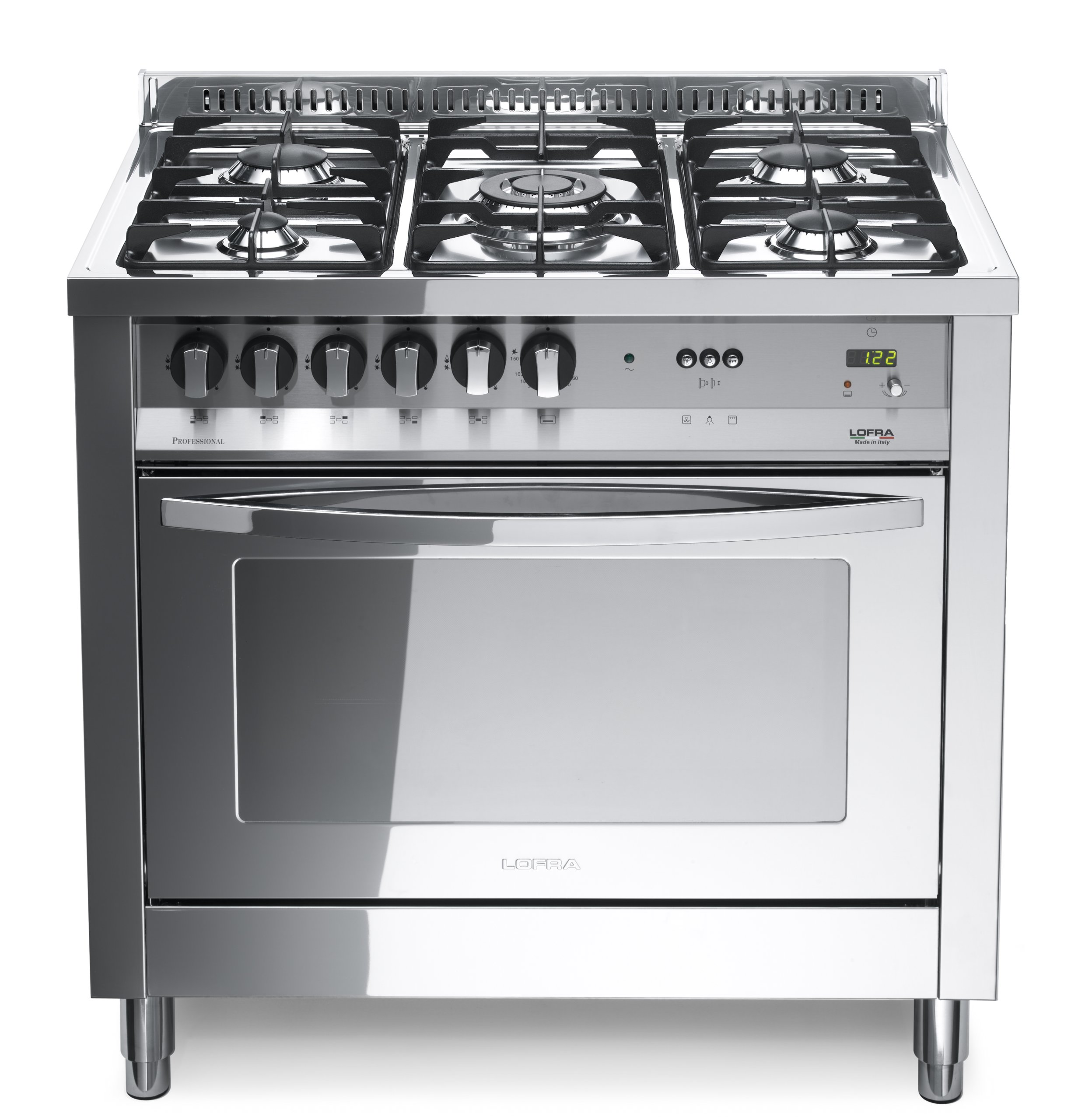 Lofra PLG96GVT/​C Piano cottura Acciaio inossidabile Gas A