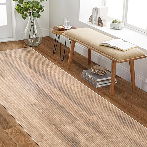 Miniatura 9 de SALLOUS Alfombra de pasillo de 2 x 6 pies, tapete de cocina para entrada, dormitorio, sala de estar, antideslizante, impermeable, tapete para