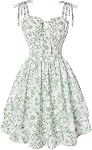 SCARLET DARKNESS Robe florale pour femmes 2026 Adolescents d'été Mini Robes de graduation Corset Sundress