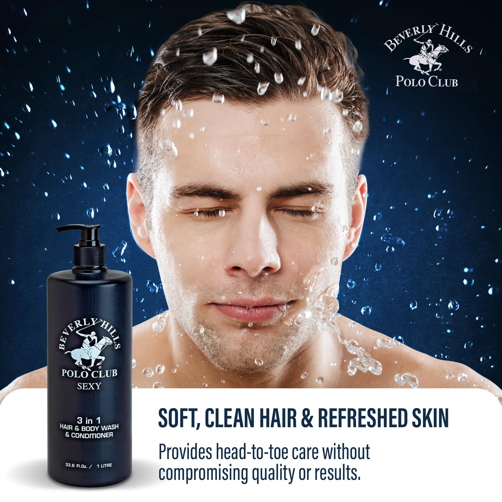 Amazon.com: Beverly Hills Polo Club Men's 3-in-1 Shampoo
