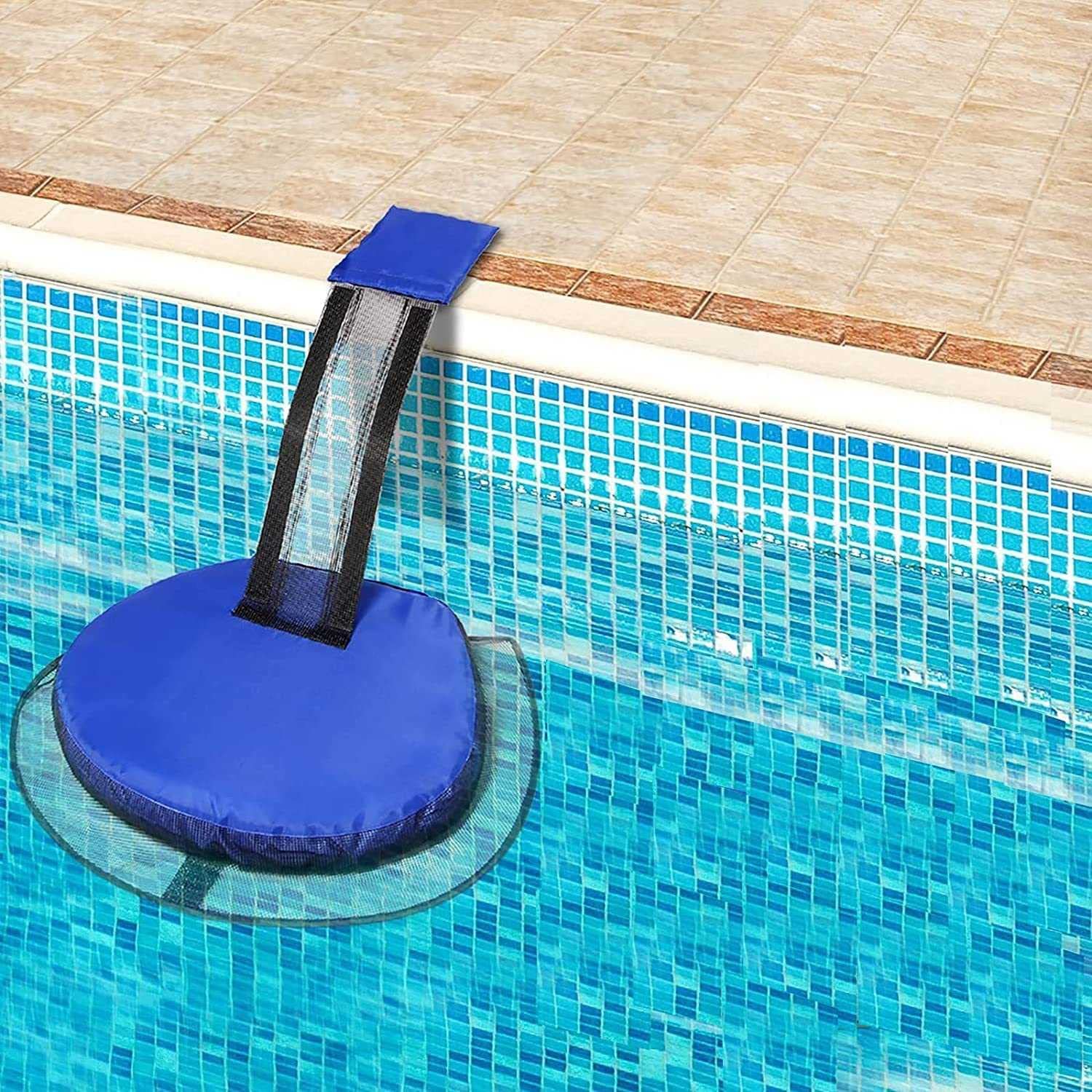 Rampe D'Évacuation Gonflable Pour Piscine - Outil De Sauvetage Animaux Bleu Tokaneit