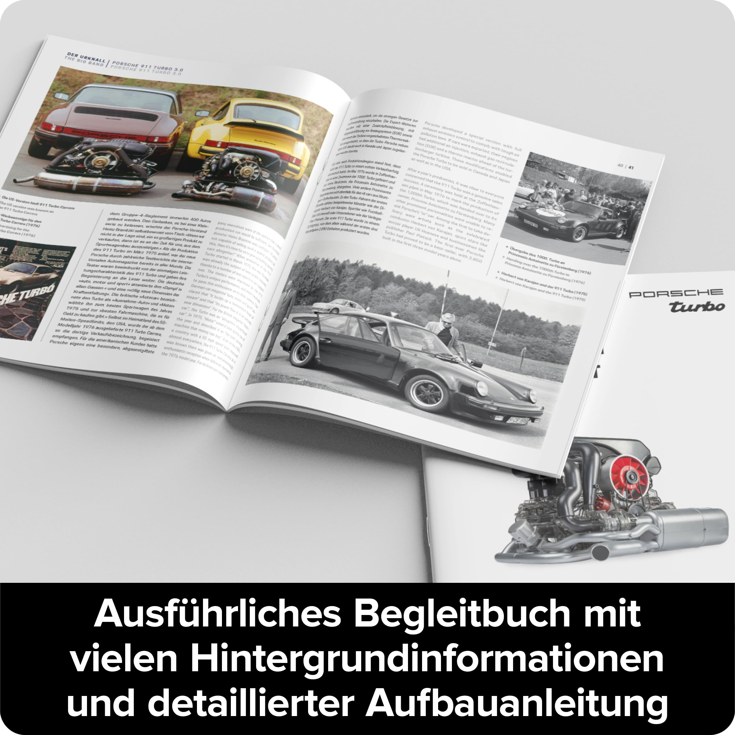 Amazon.com: Franzis Porsche 911 Turbo Model Engine Kit 1:3 Scale